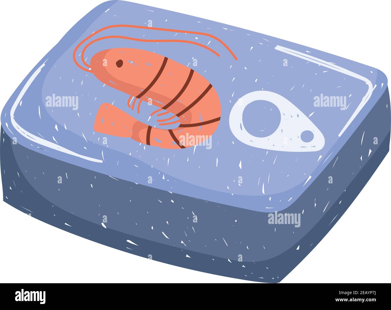 healthy canned food sea flat icon style vector illustration Stock ...