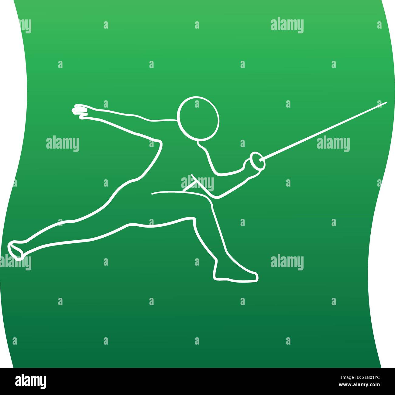 Sword fencing Cut Out Stock Images & Pictures Alamy
