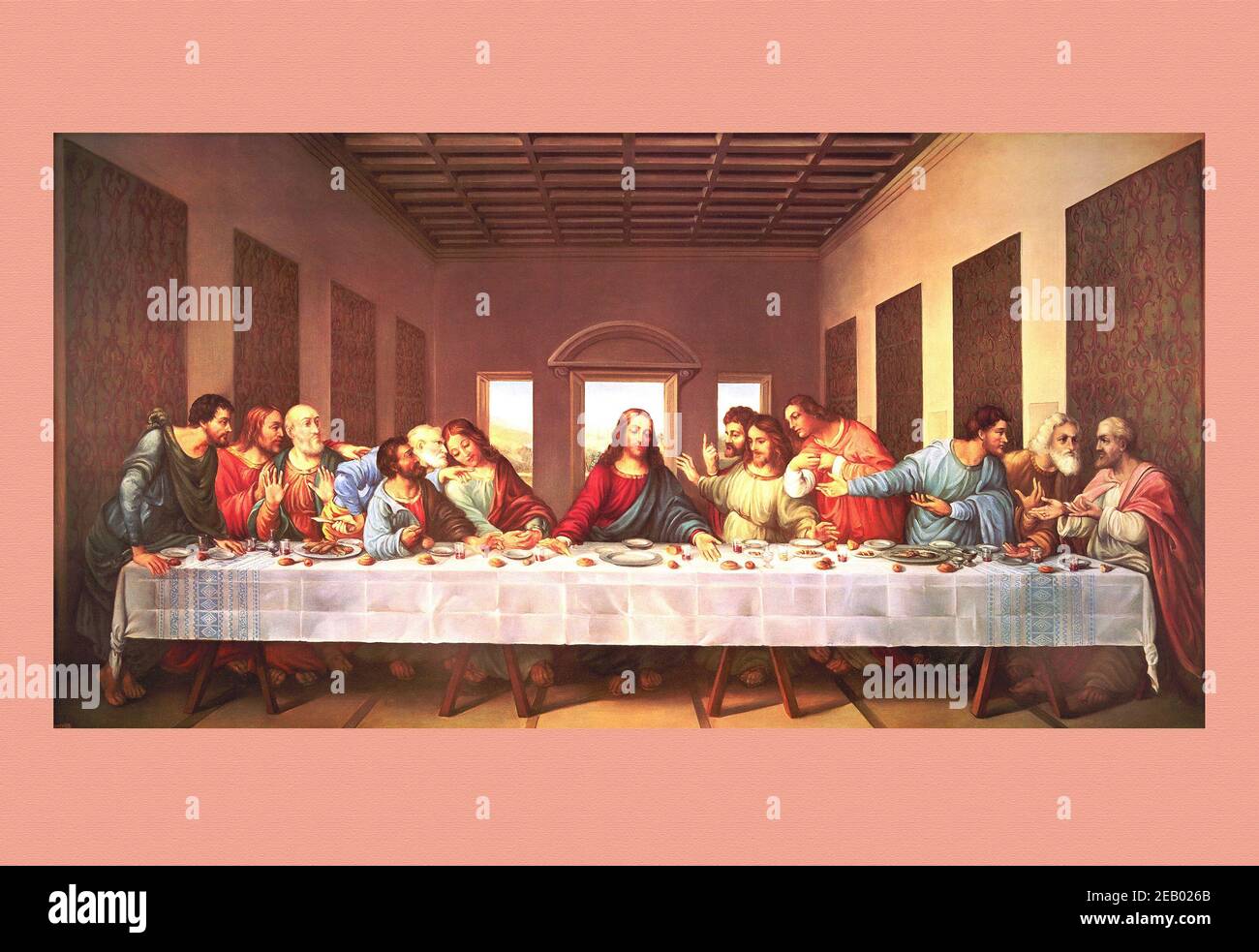 Last Supper 1498 Stock Photo Alamy