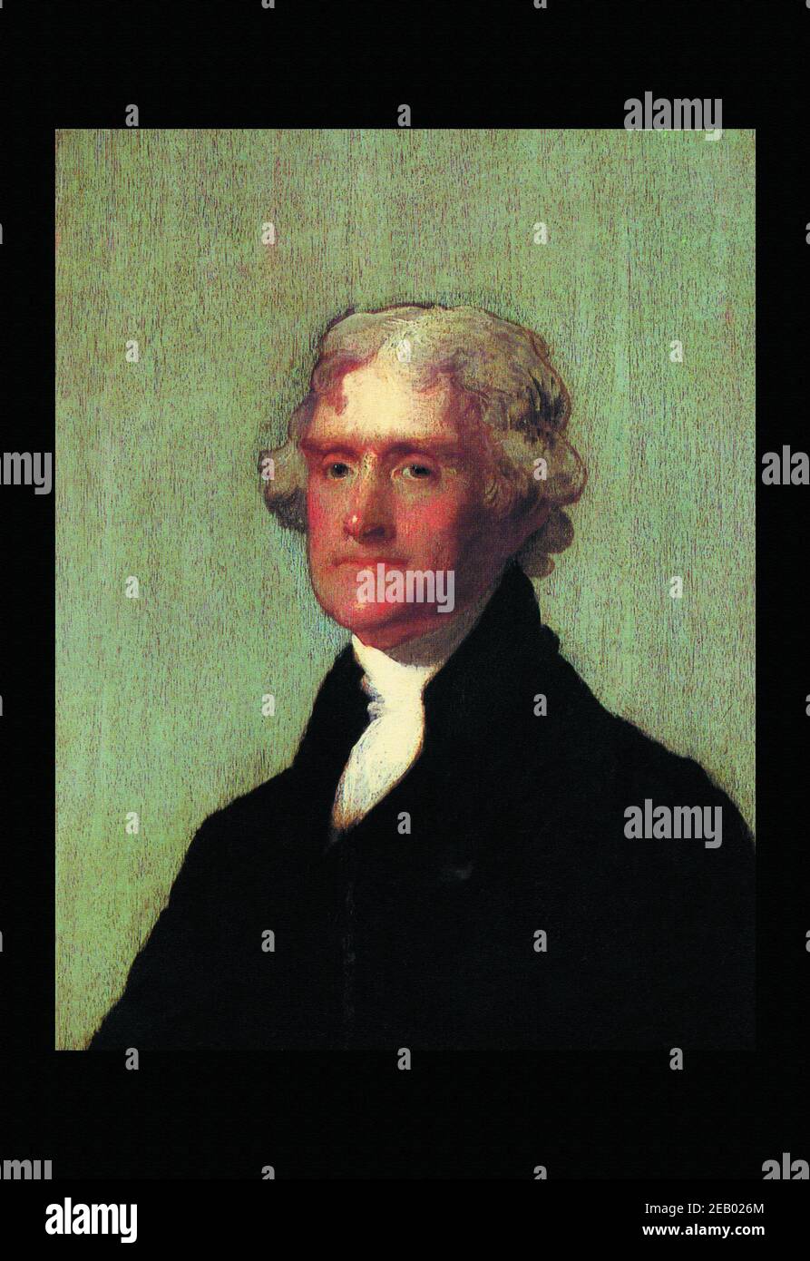 John Adams 1793 Stock Photo