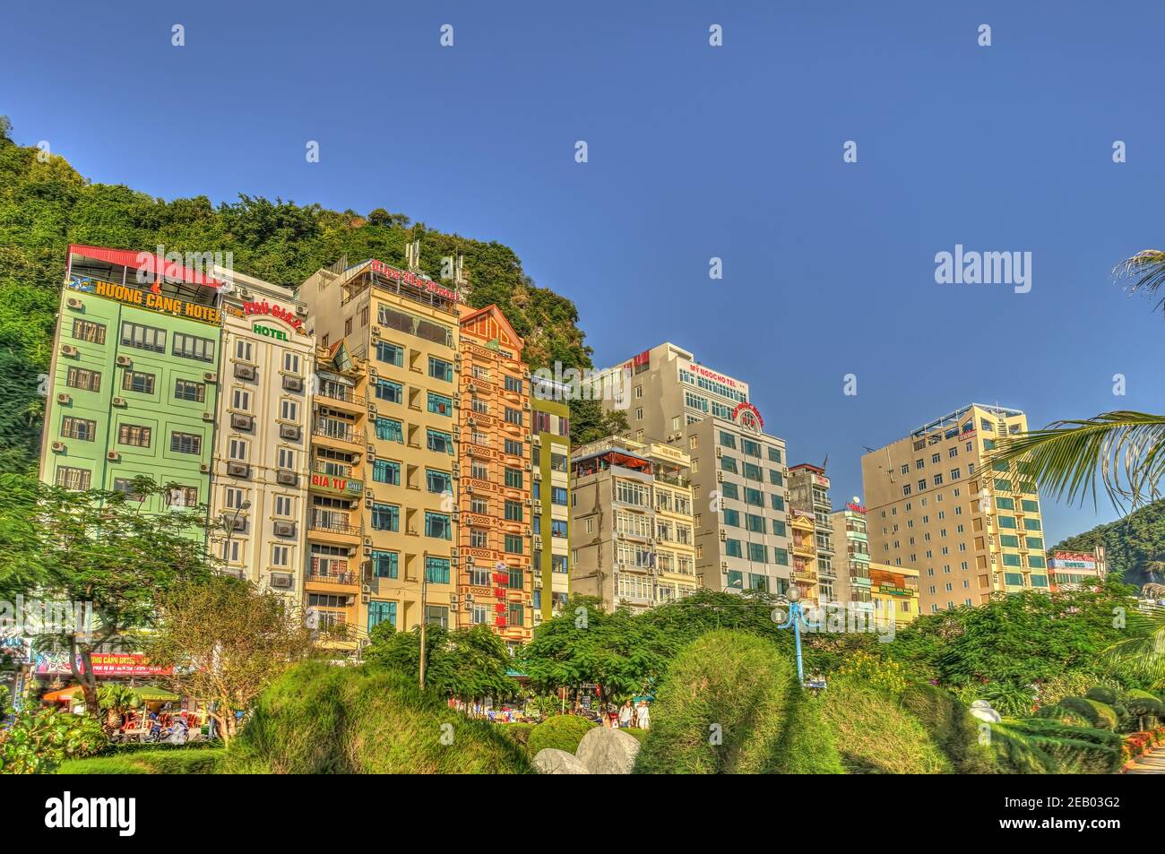 Cat Ba Island Vietnam Stock Photo Alamy