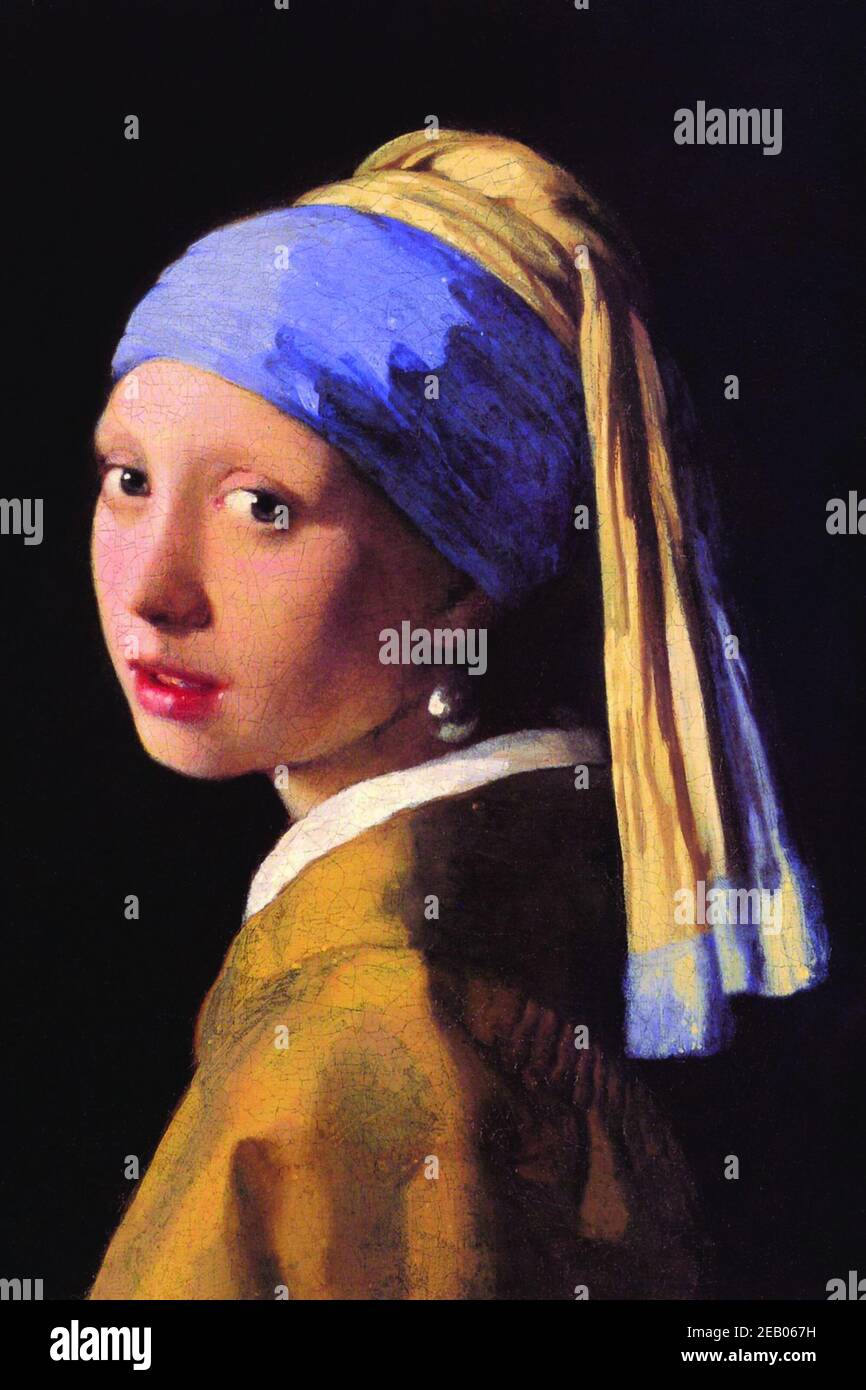 The girl with the pearl earring 1655 Stock Photo - Alamy