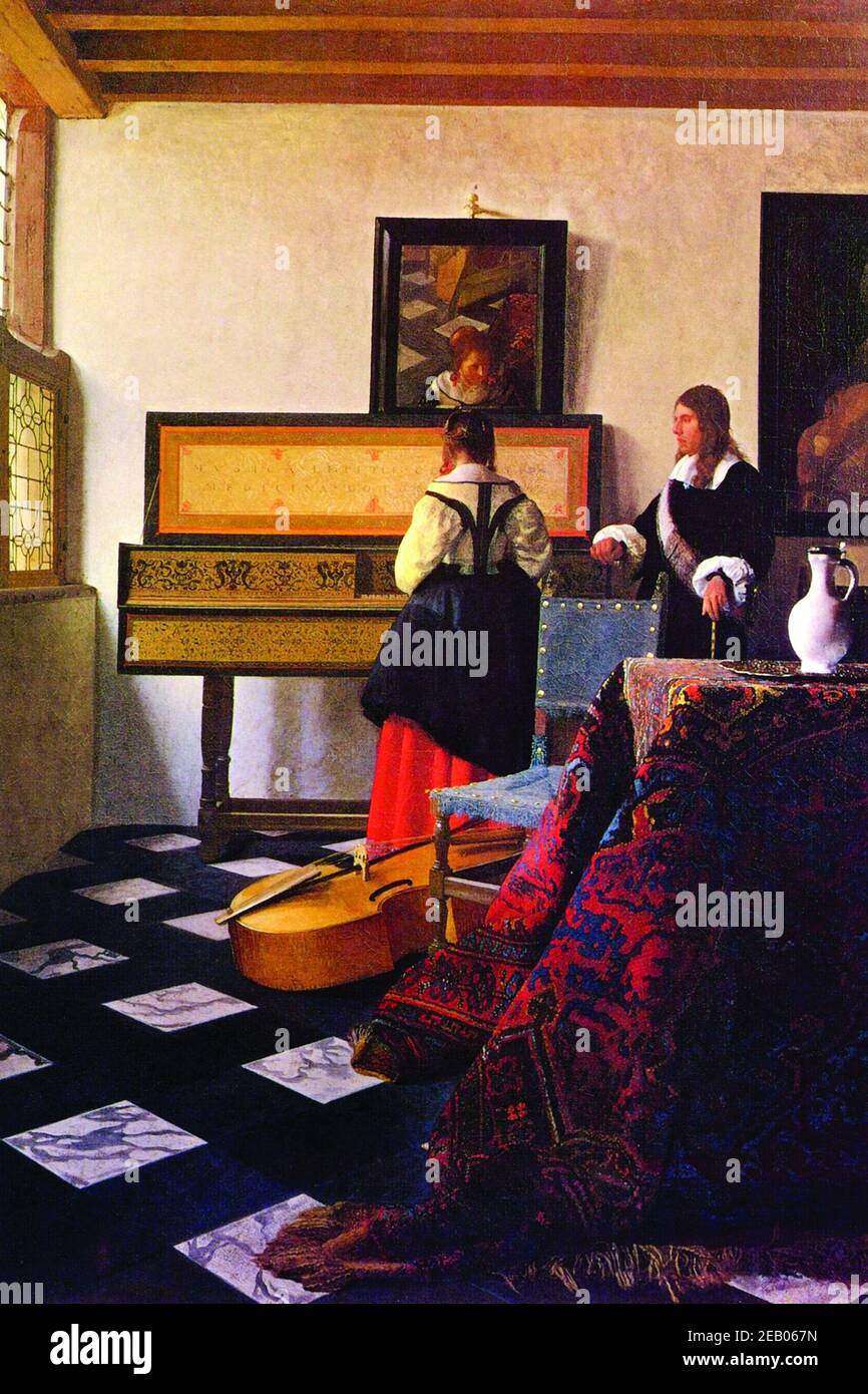 Johannes Vermeer The Music Lesson