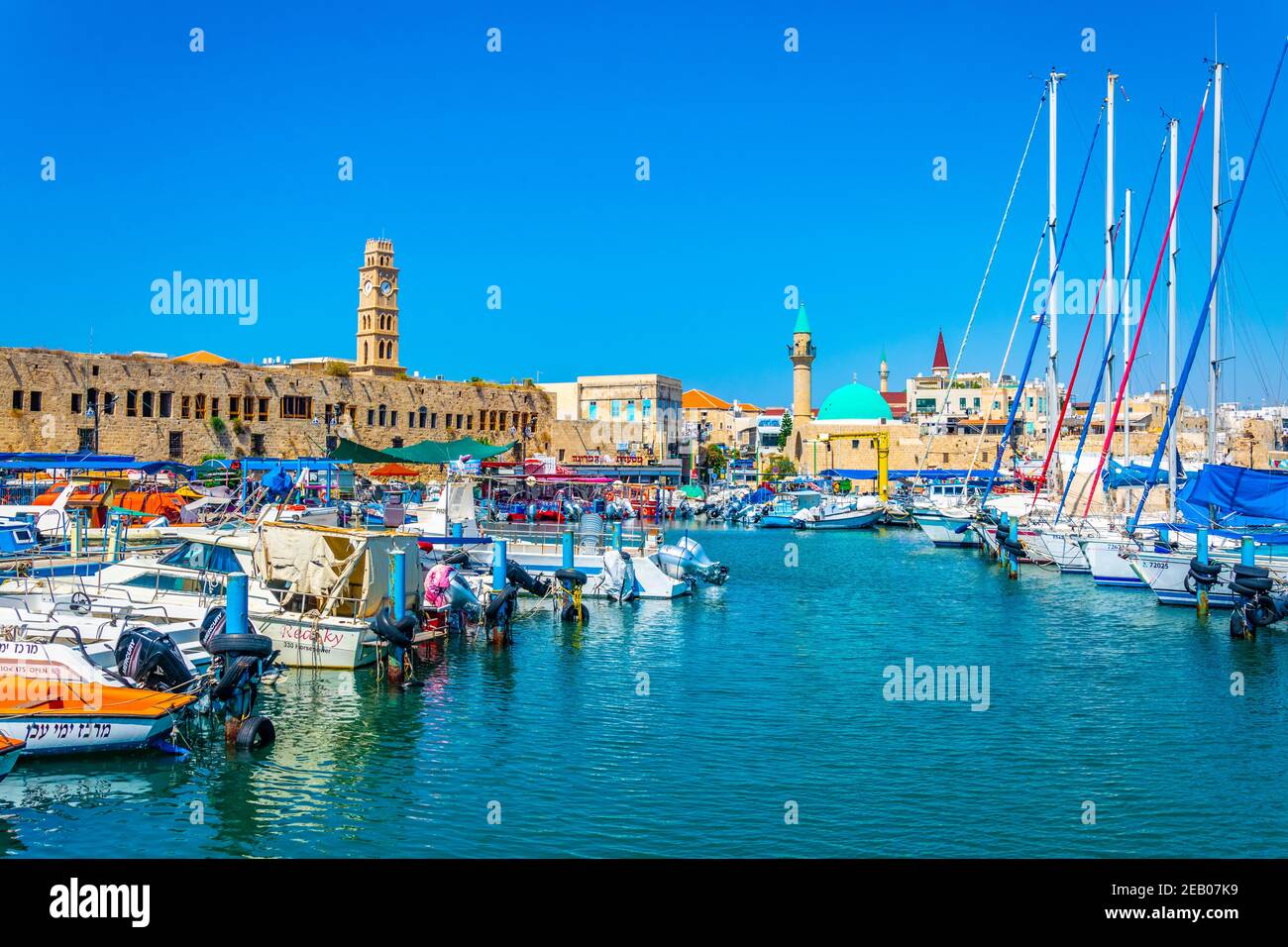 Acre lighthouse israel hi-res stock photography and images - Alamy