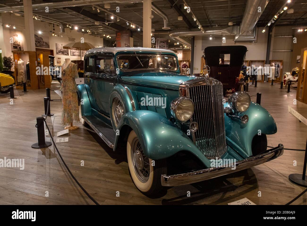 Fountainhead Antique Auto Museum in Fairbanks, Alaska Stock Photo