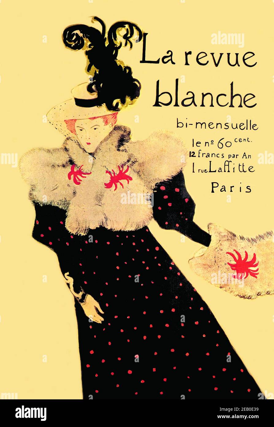 Revue Blanche 1895 Stock Photo - Alamy