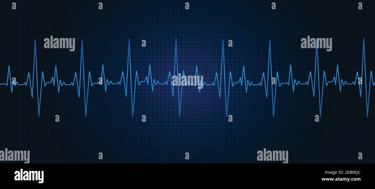 Waves Of Digital Signal Neonlit Image Of The Human Heart And Beat A Dark  Background 3d Rendering Stock Illustration - Download Image Now - iStock