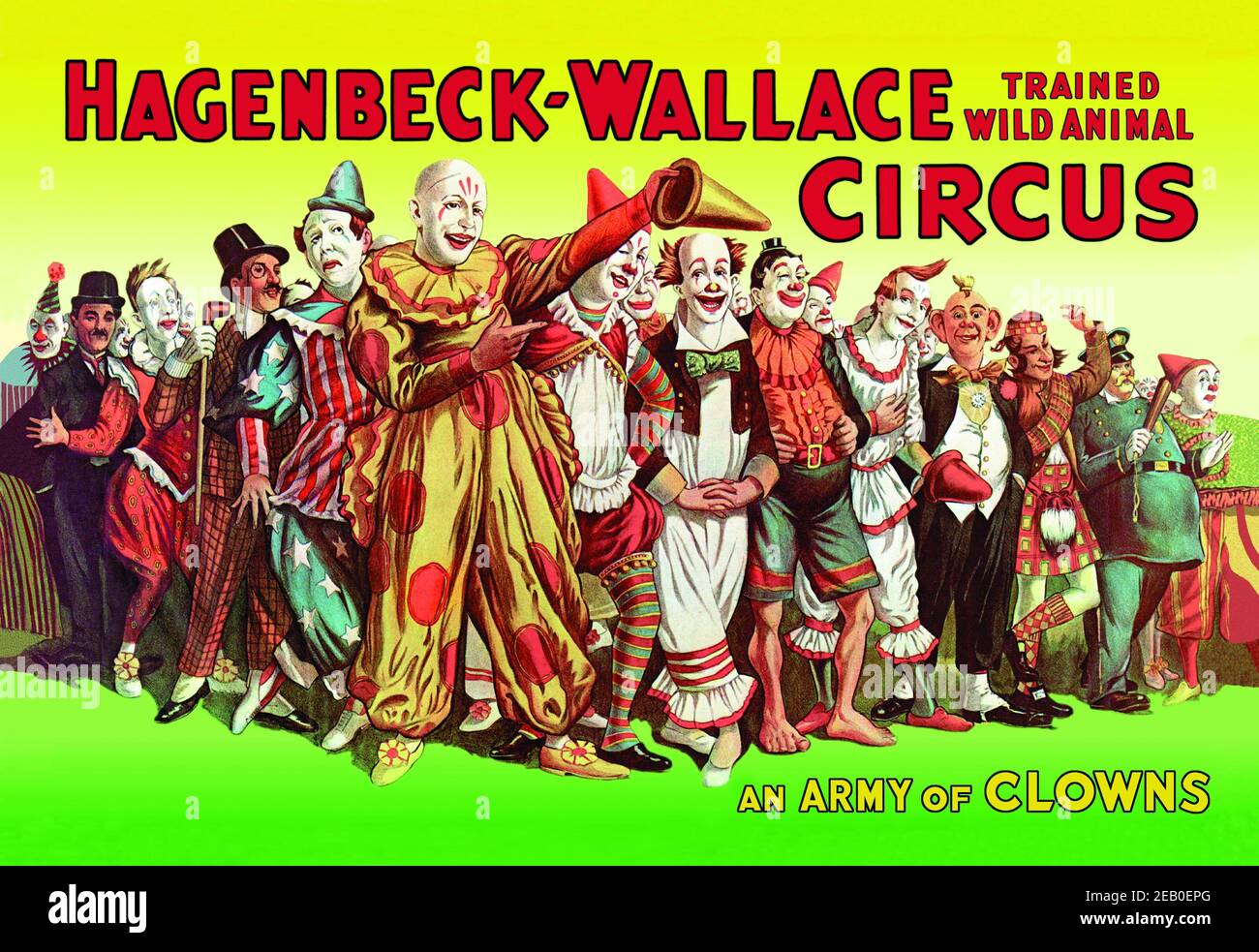 Circus clowns ring hi-res stock photography and images - Alamy