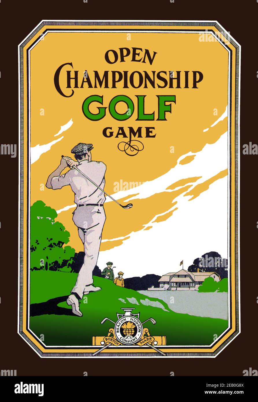 Open Championship Golf Game Stock Photo