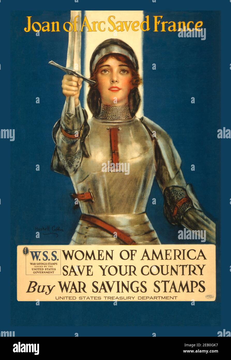 Women of America Save Your Country Stock Photo