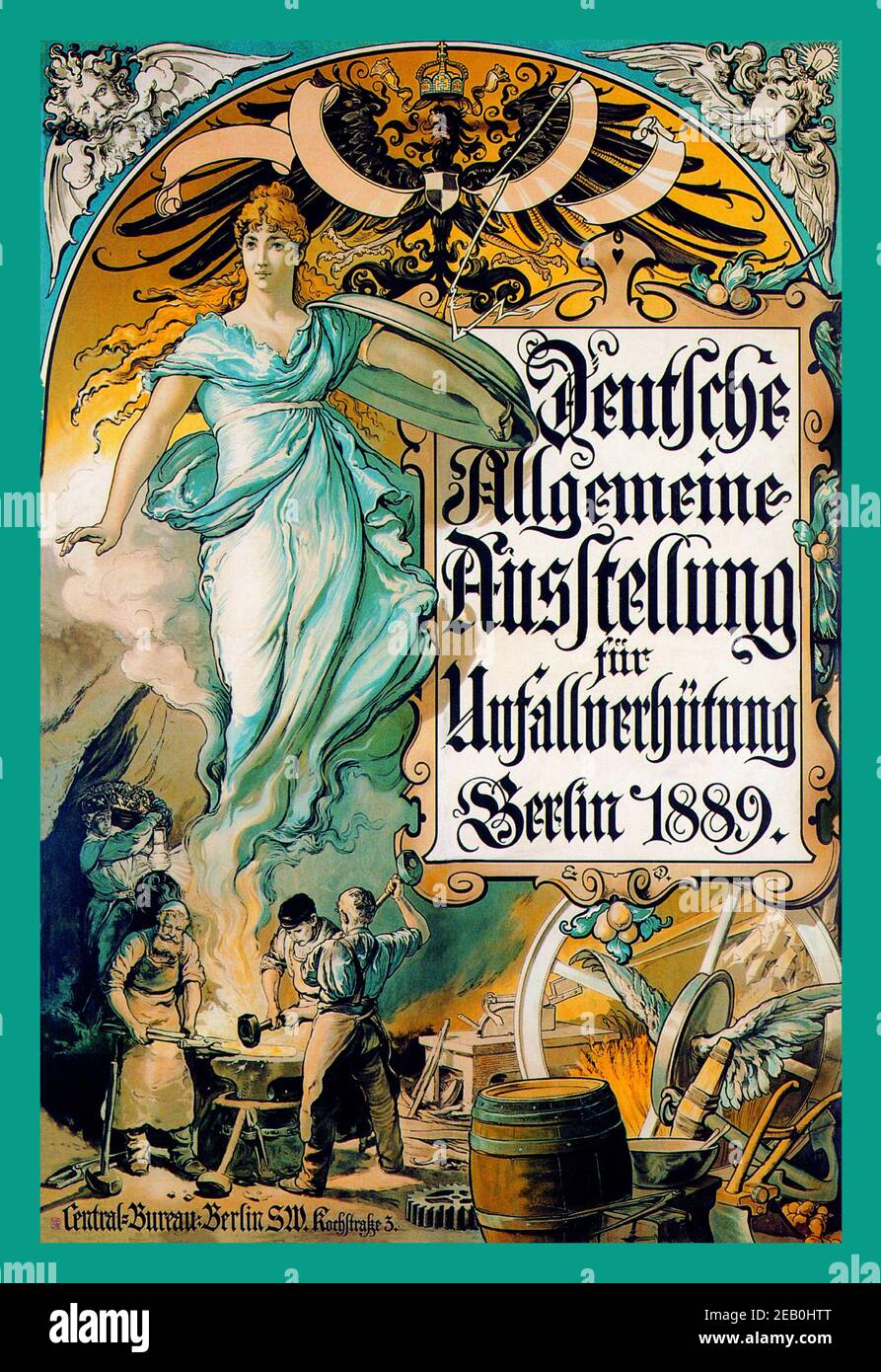 German General Exhibition 1889 Stock Photo Alamy
