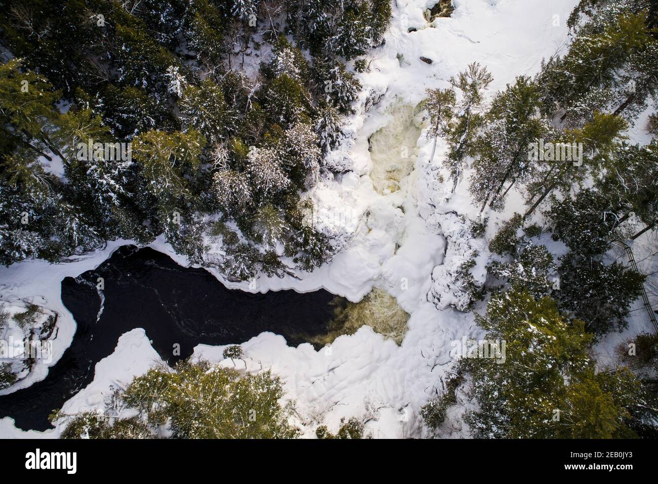 Aerial flowing water hi-res stock photography and images - Alamy