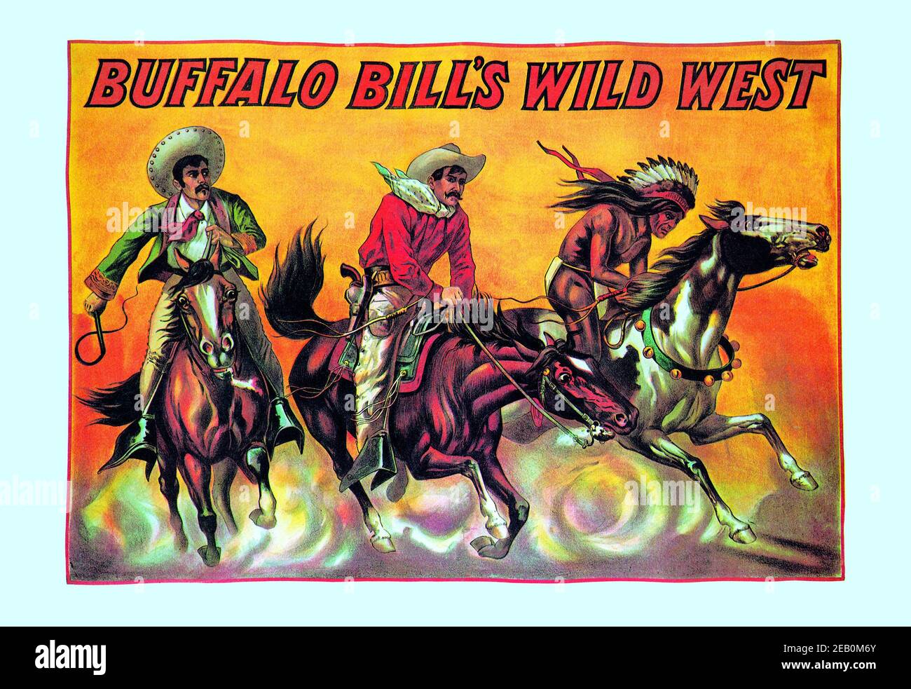 Buffalo bill and the indians hi-res stock photography and images - Alamy