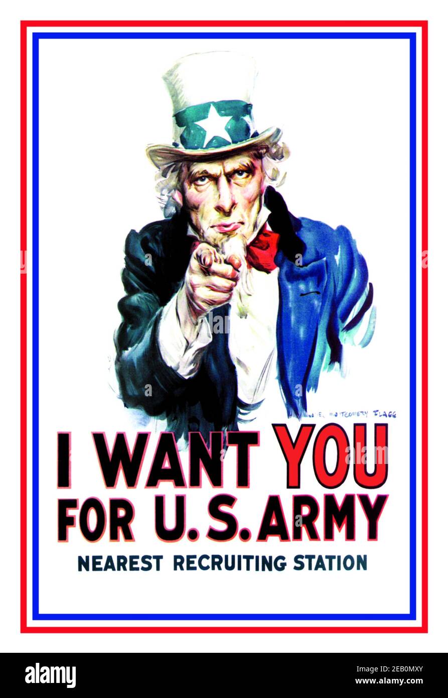 I Want You for the U.S. Army Stock Photo