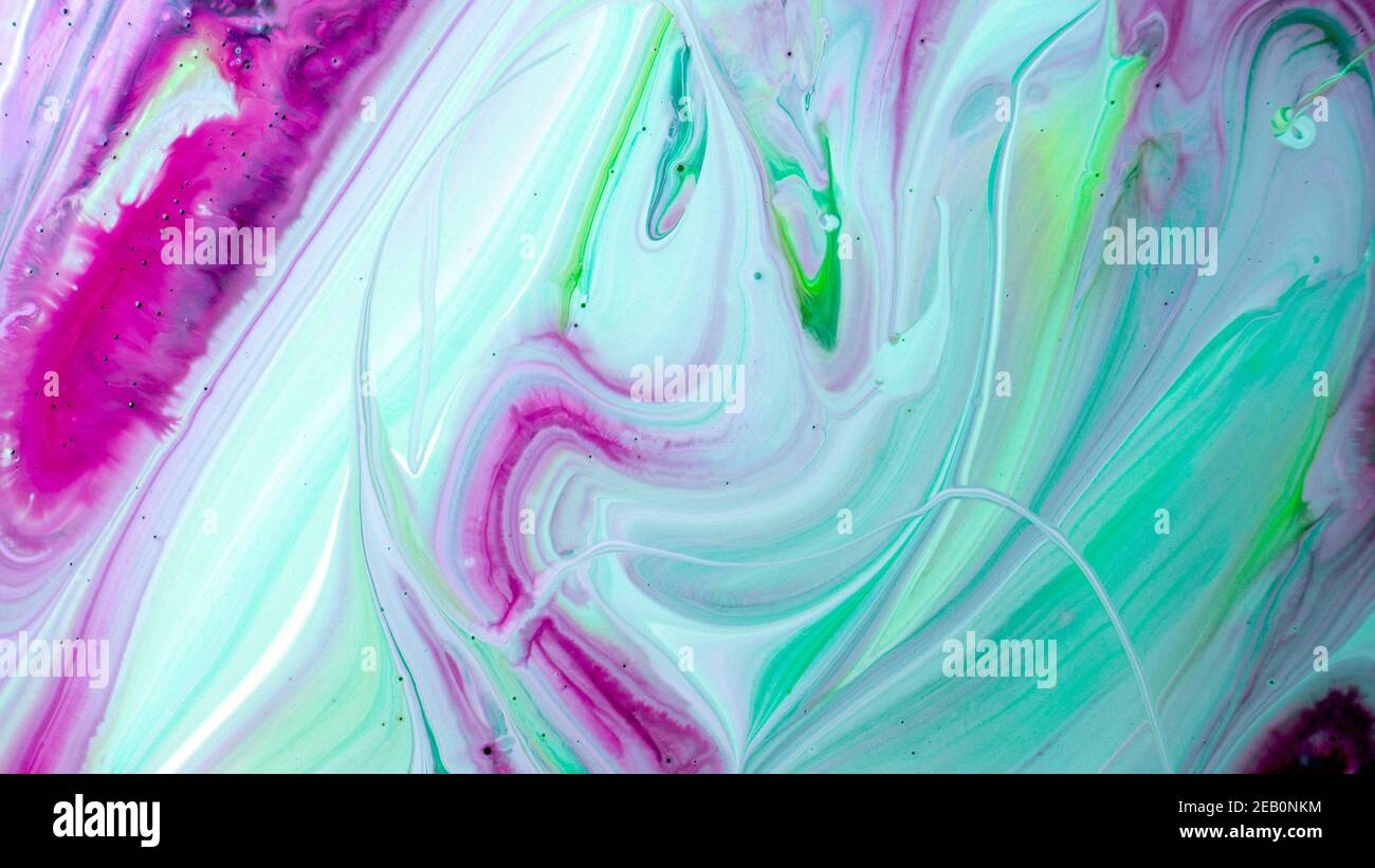 The colors of the aqueous ink are translucent. Abstract multicolored ...