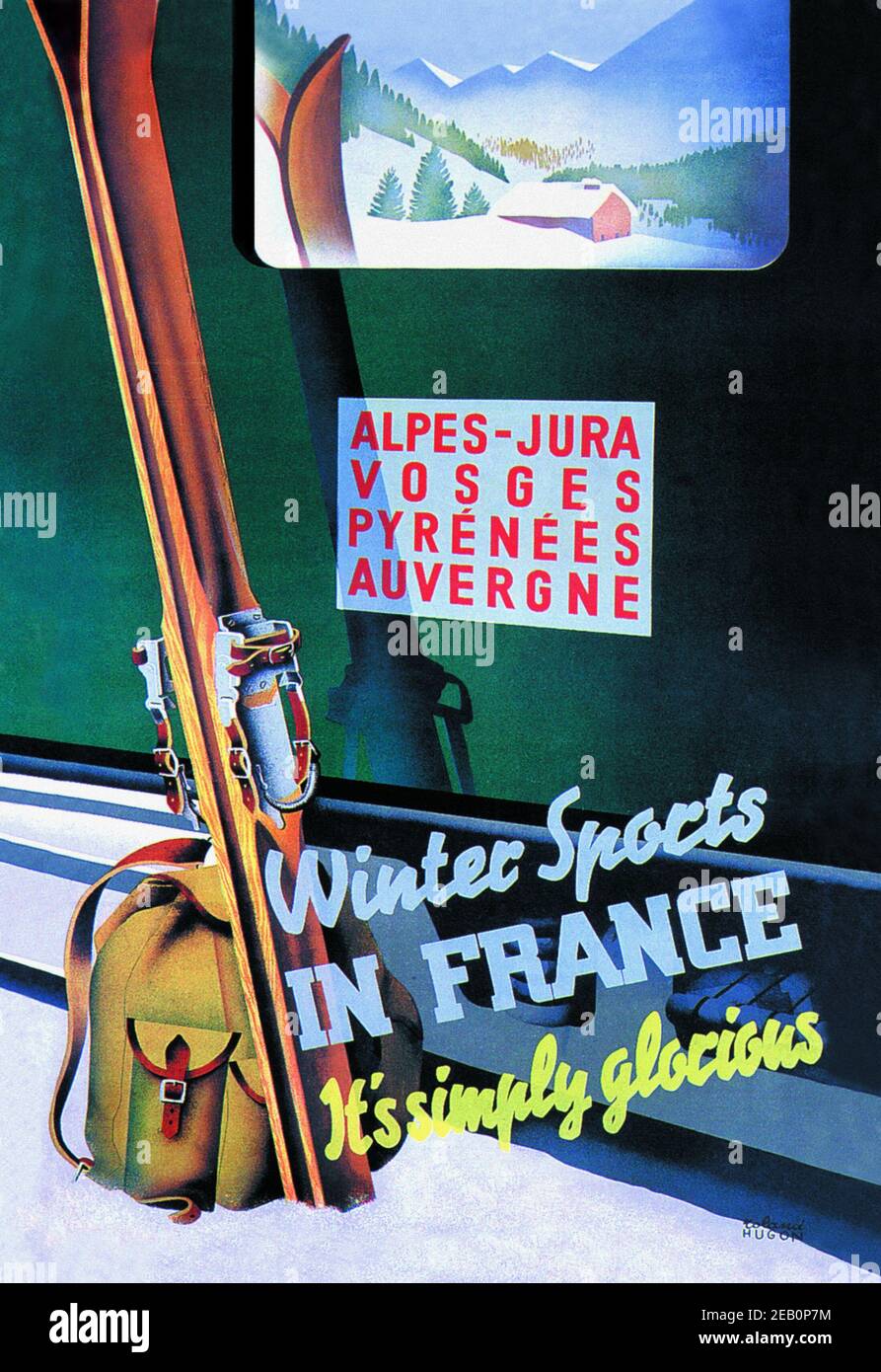 Winter Sports in France 1930 Stock Photo Alamy