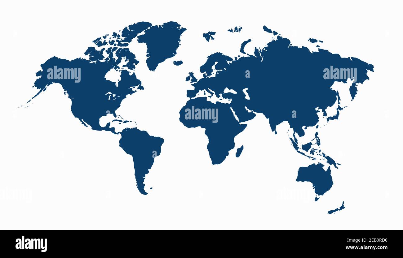World Map Outline High Resolution Stock Photography And Images Alamy