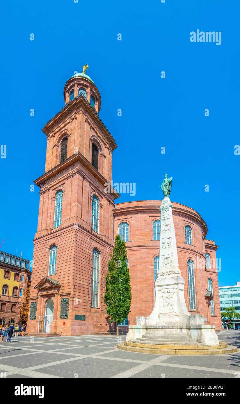 FRANKFURT, GERMANY, AUGUST 18, 2018: Saint Paul church in Frankfurt, Germany Stock Photo