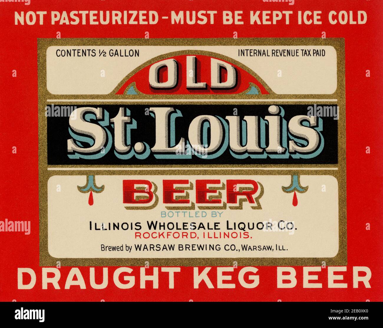 Old St. Louis Beer Stock Photo Alamy