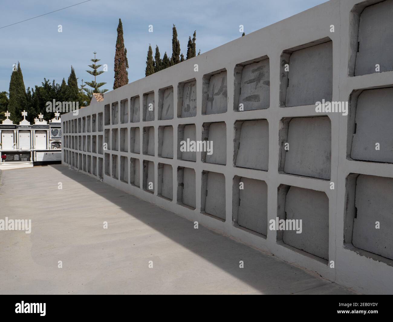 Cementerio De Carboneras Traditional Spanish cemetery Carboneras