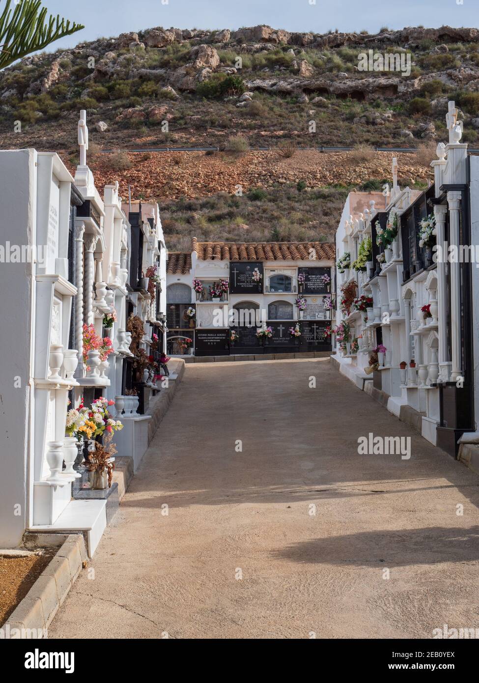 Cementerio De Carboneras Traditional Spanish cemetery Carboneras