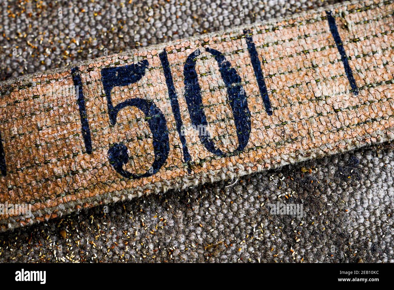Number on a tape measure, France Stock Photo Alamy