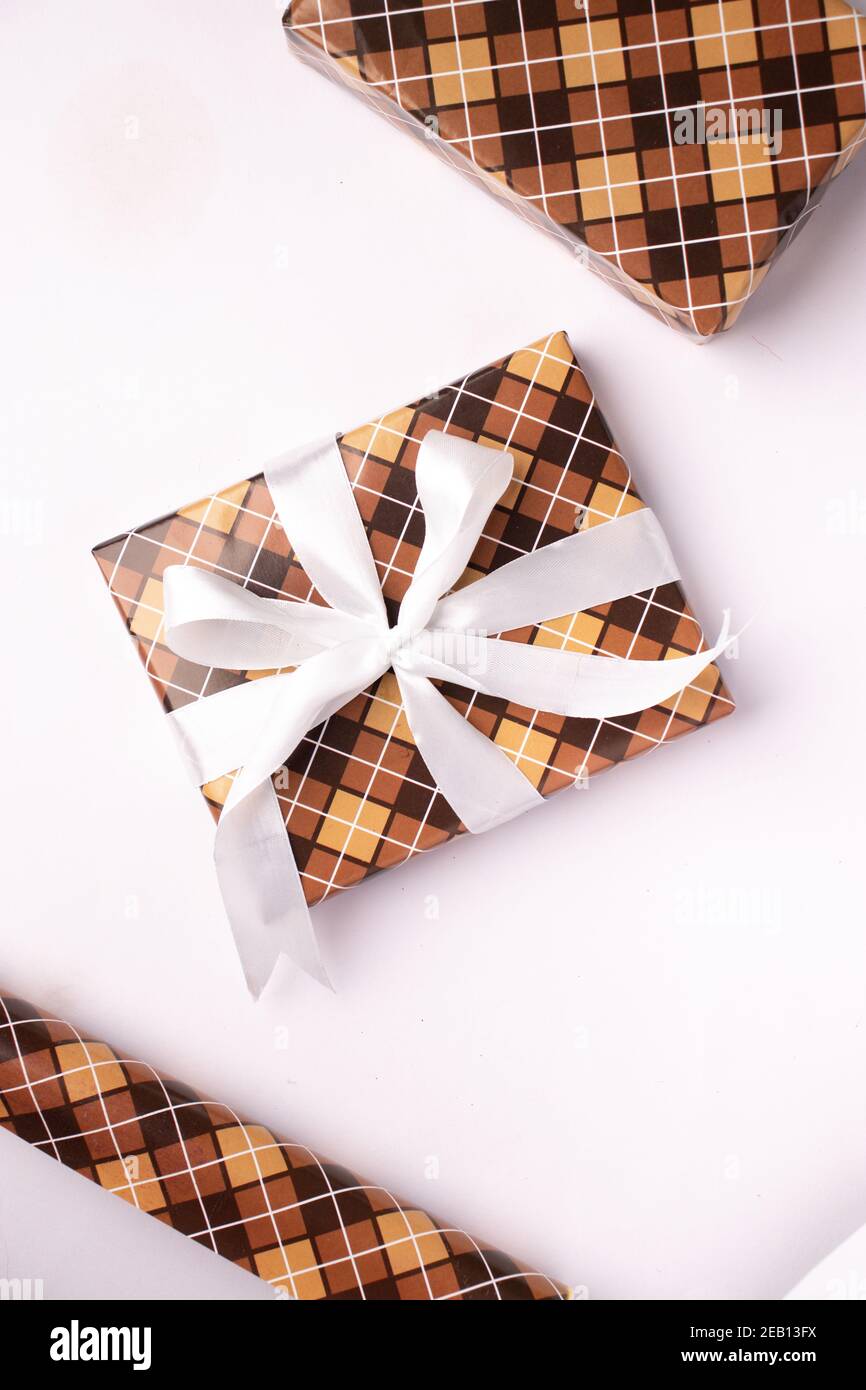 Gift Box Inmage Gift box isolated stock image Stock Photo - Alamy