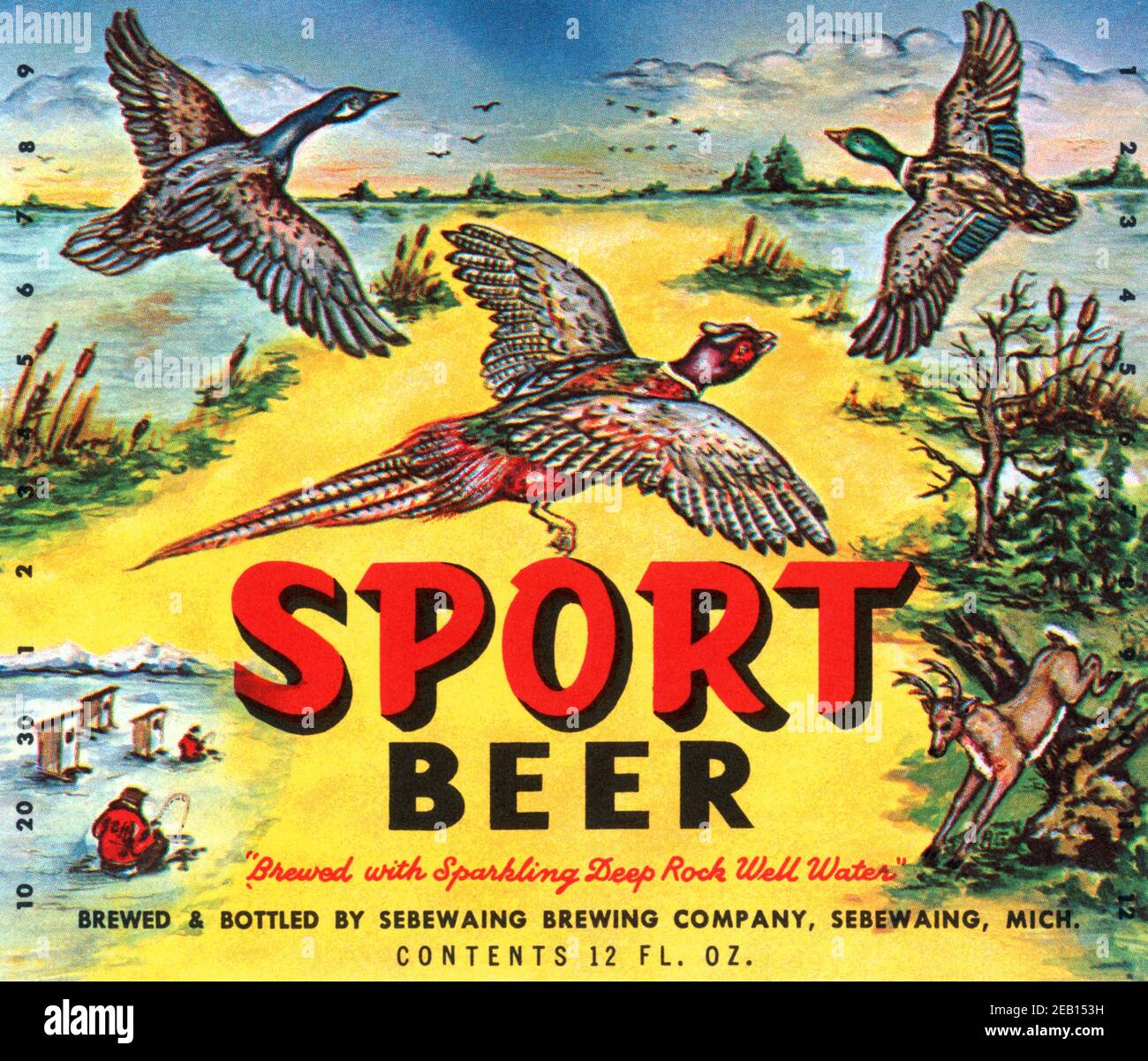 Sport Beer 1950 Stock Photo Alamy