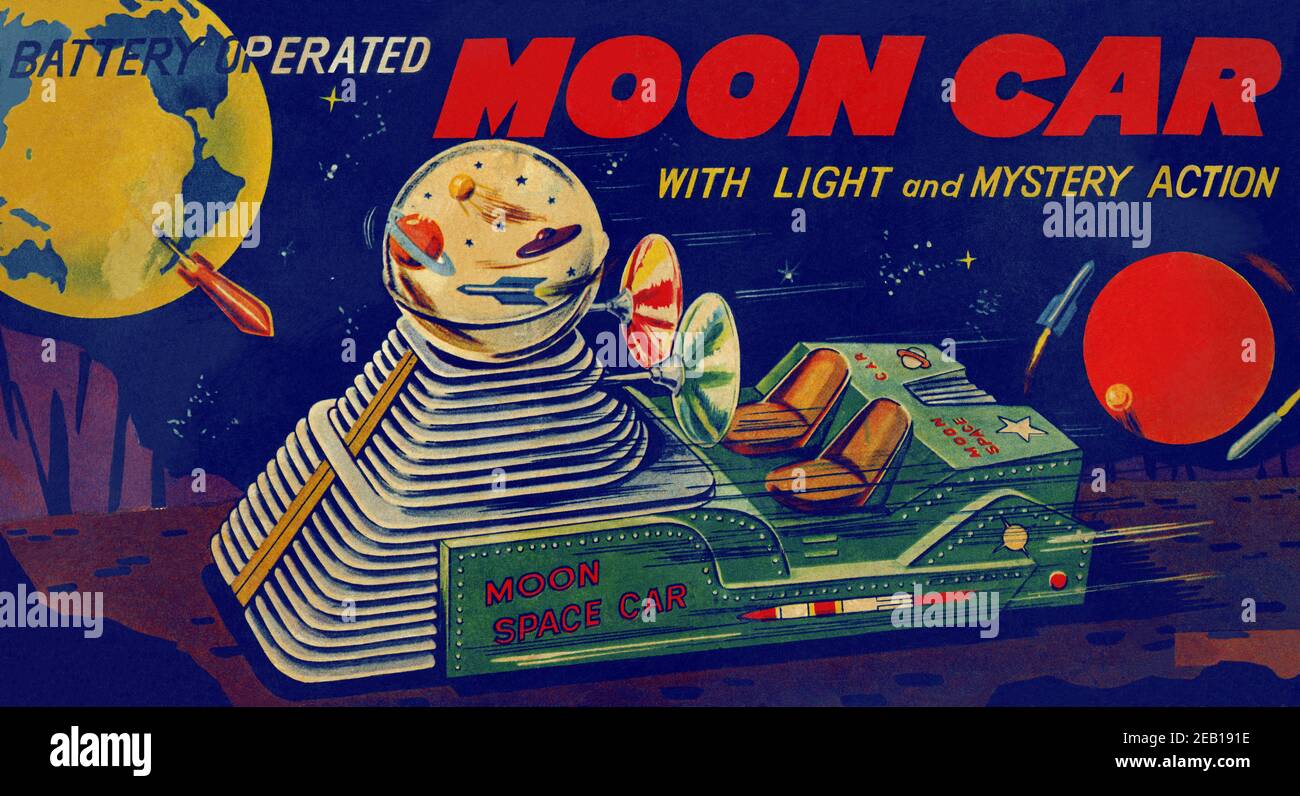 Moon Car 1950 Stock Photo - Alamy