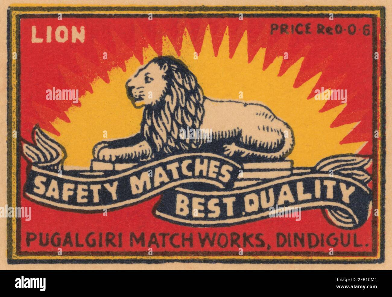 Lion Safety Matches Best Quality Stock Photo - Alamy