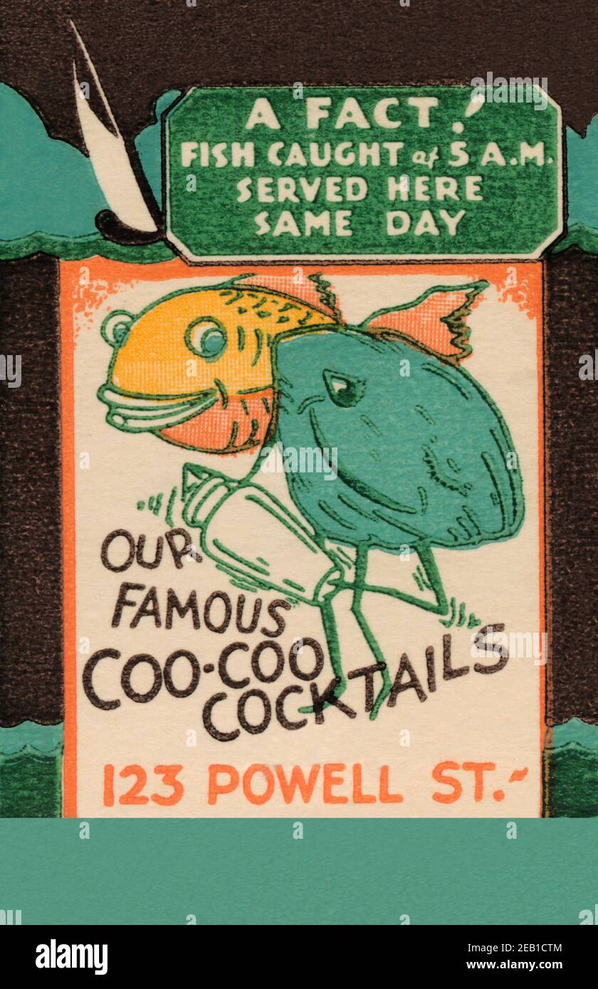 Our Famous Coo-Coo Cocktails Stock Photo - Alamy