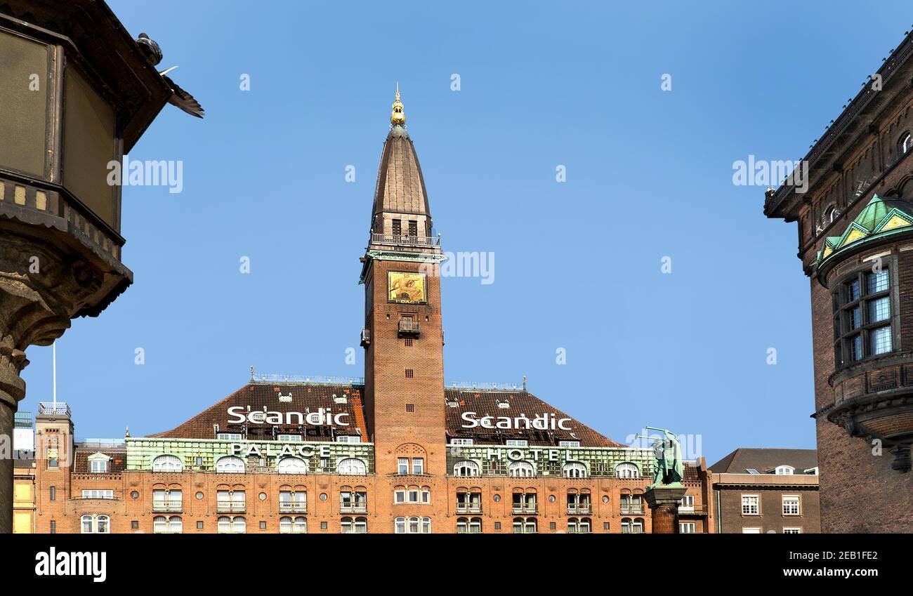 Scandic Palace Hotel, Copenhagen, Denmark, viewed from Rådhuspladsen (the  City Hall Square) in Copenhagen Stock Photo - Alamy