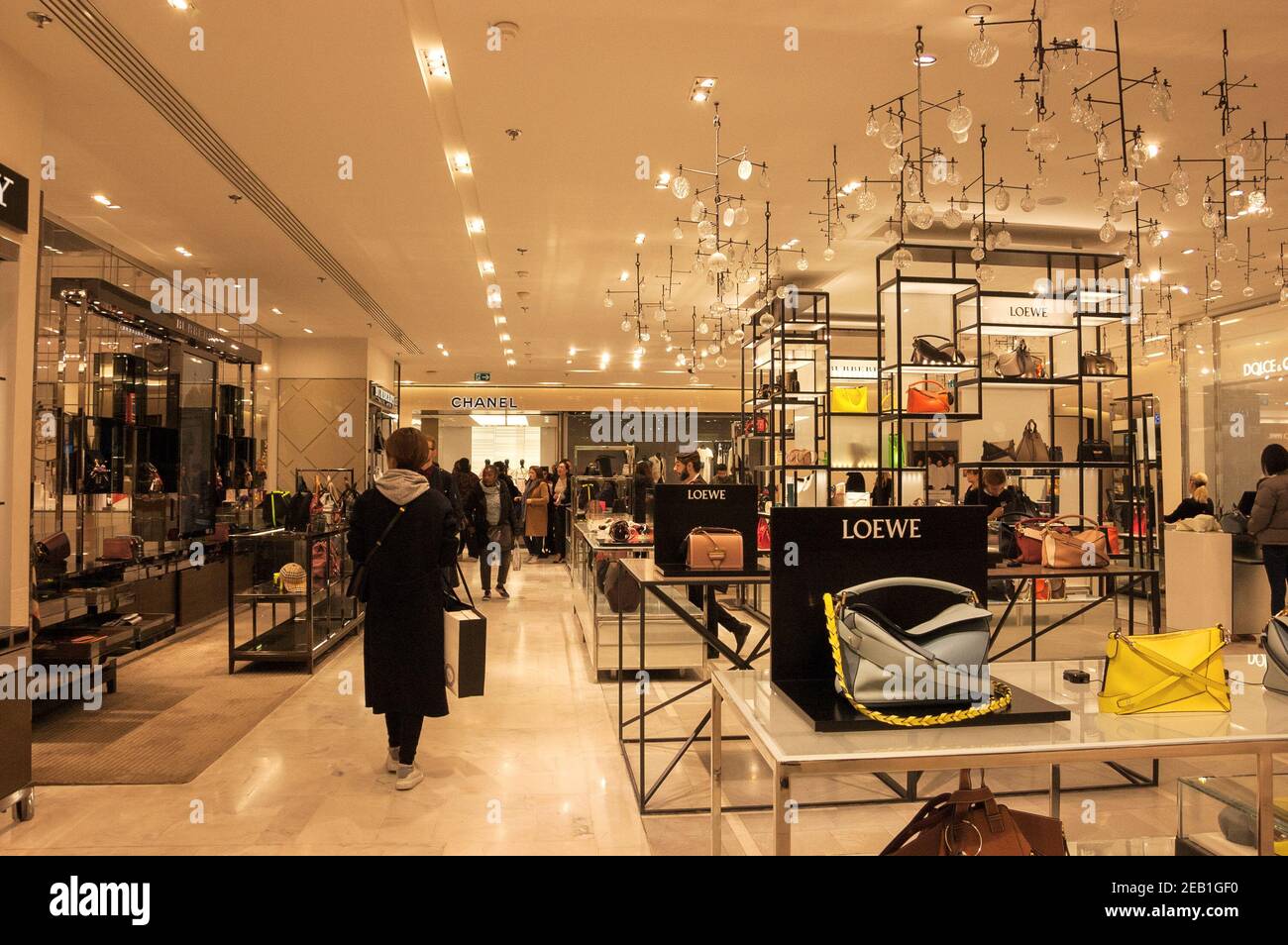 Chanel store on Champs-Élysées Paris, France, Europe Stock Photo - Alamy