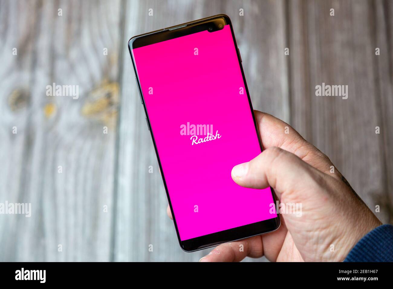 Radish App Radish app hi-res stock photography and images - Alamy