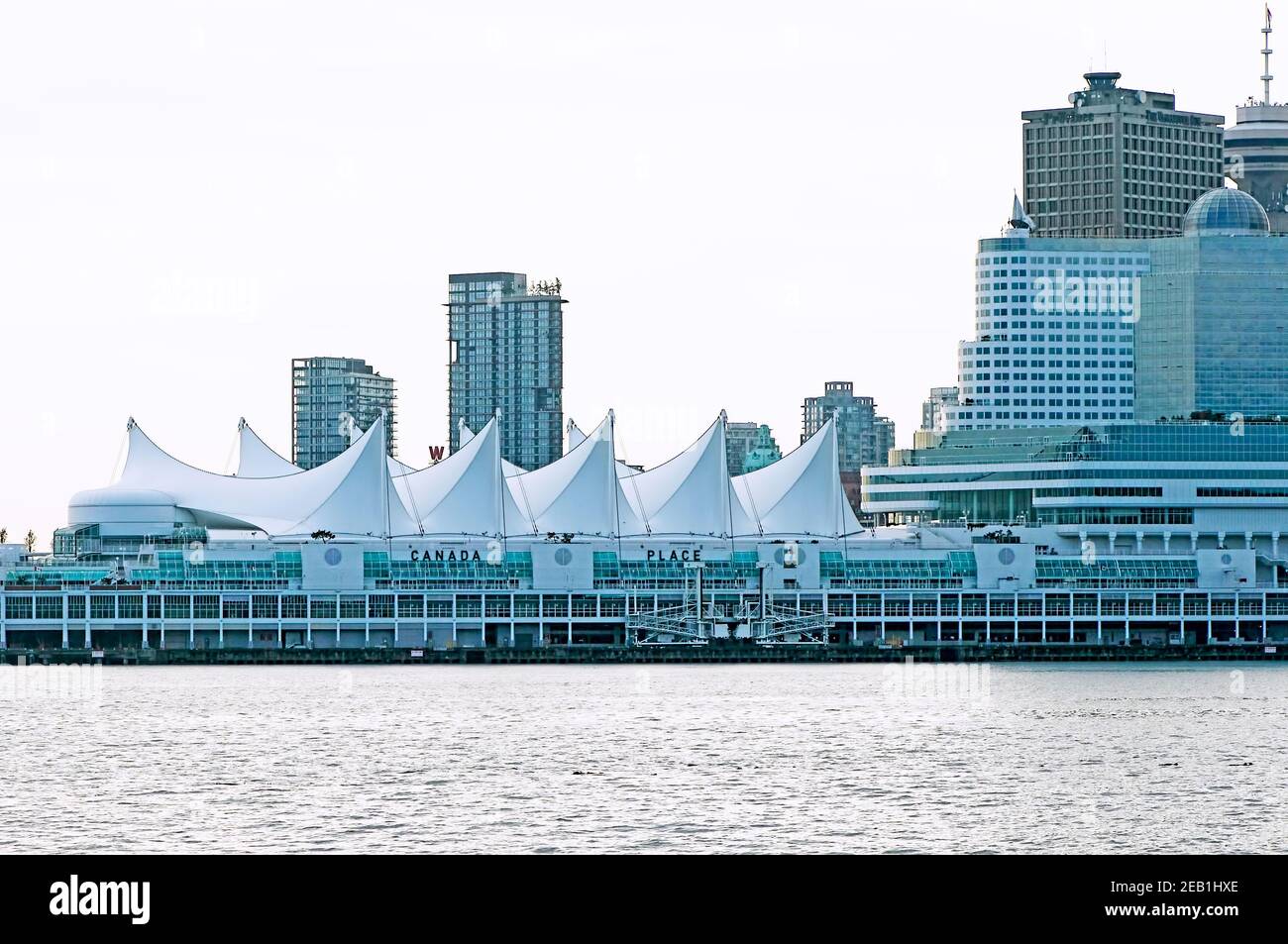 Canada Place, Vancouver, B. C., Canada Stock Photo