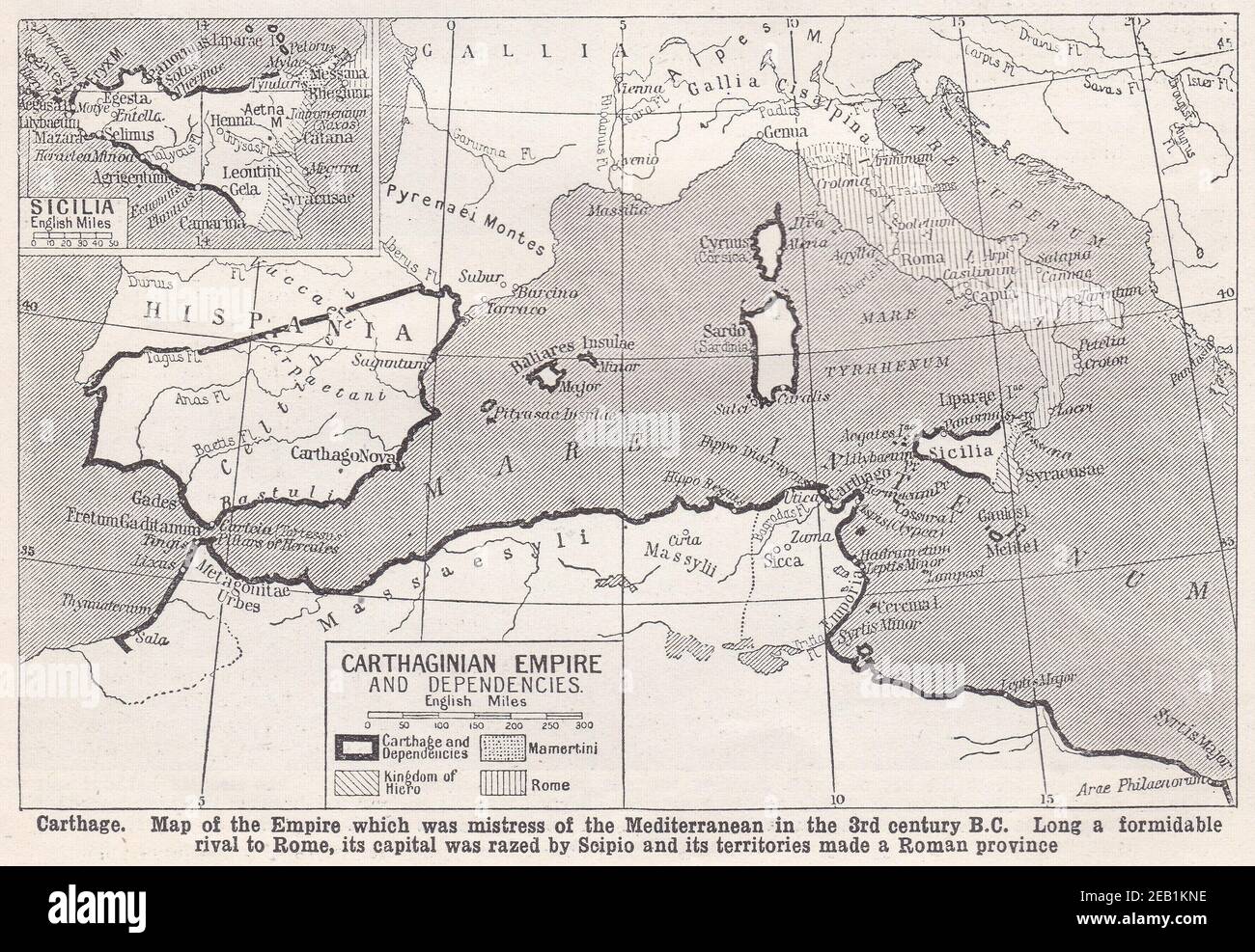 Carthage Map High Resolution Stock Photography And Images Alamy