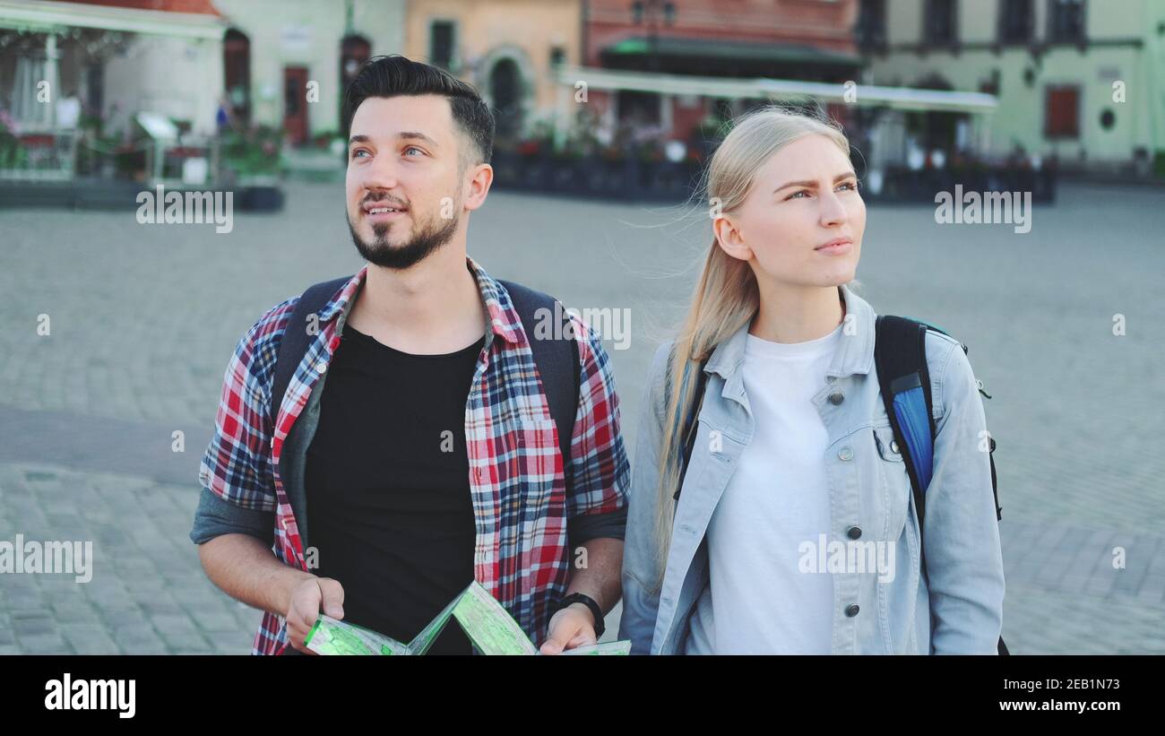 Man woman walking historical hi-res stock photography and images - Alamy