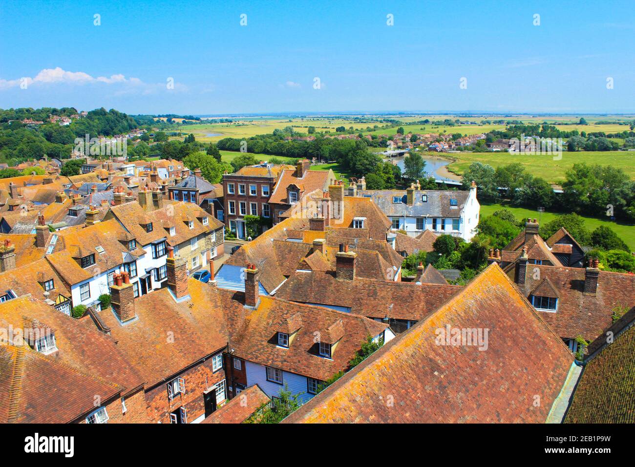 Rye east sussex town skyline hi-res stock photography and images - Alamy