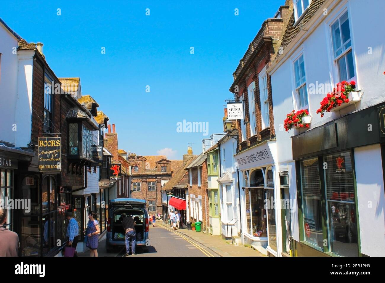 Rye east sussex town skyline hi-res stock photography and images - Alamy