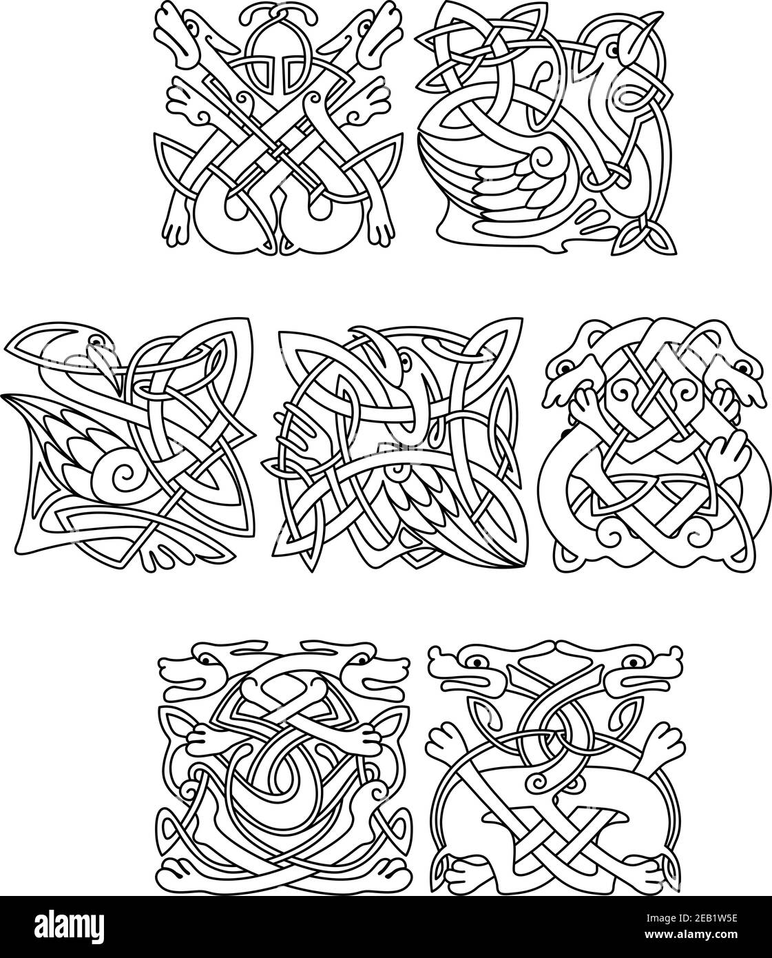 Кельтские орнаменты в стиле животных