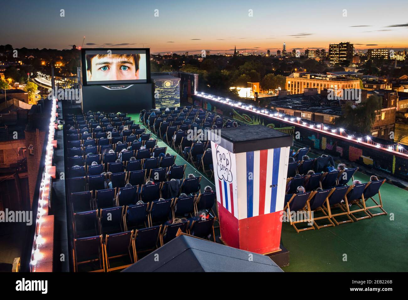 Rooftop cinema peckham hires stock photography and images Alamy