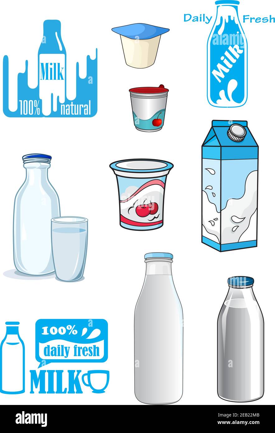 Milk Container Collection  Bottle drawing, Plastic bottle design, Milk