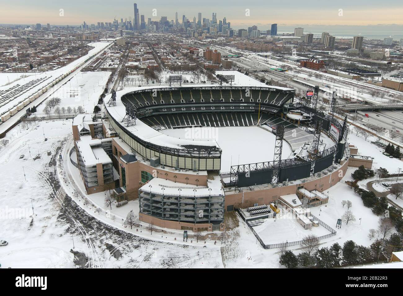 Us Cellular Field Stadium Aerial View In Chicago High-Res Stock Photo -  Getty Images
