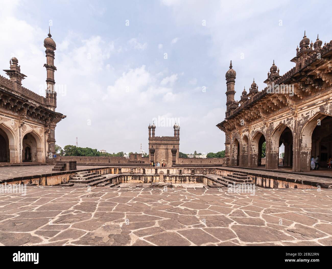 Vijayapura, Karnataka, India - November 8, 2013: Dry tank or pool ...