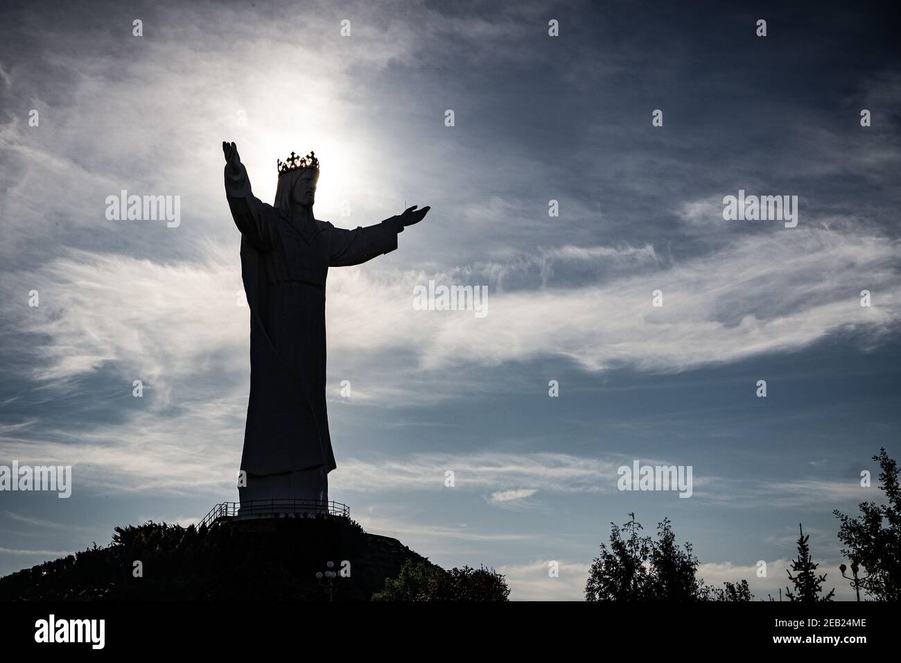 World's tallest statue of jesus Christ Pomnik Chrystusa Krola from