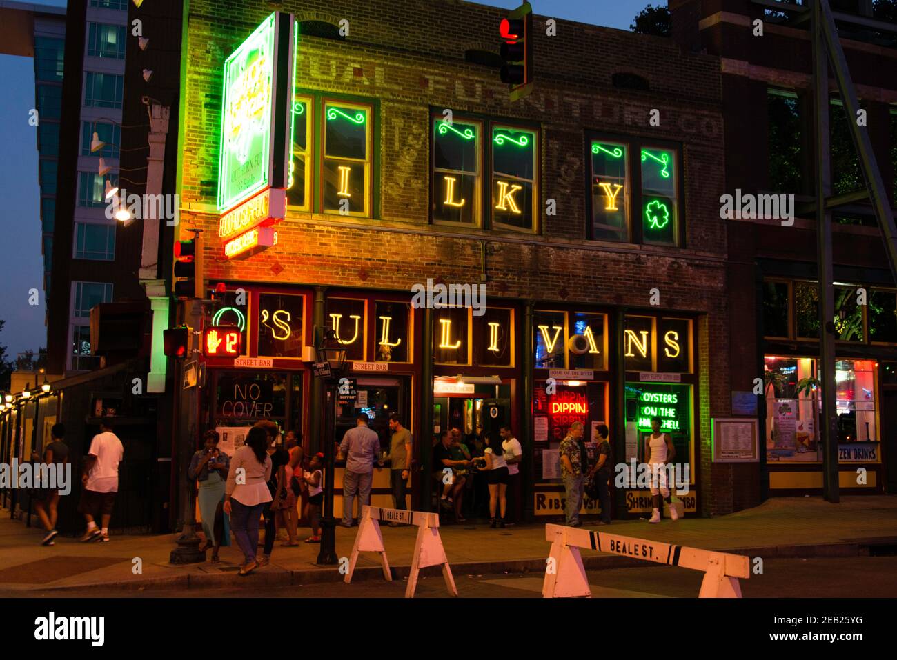 O’Sullivans on Beale Street in Memphis, Tennessee Stock Photo
