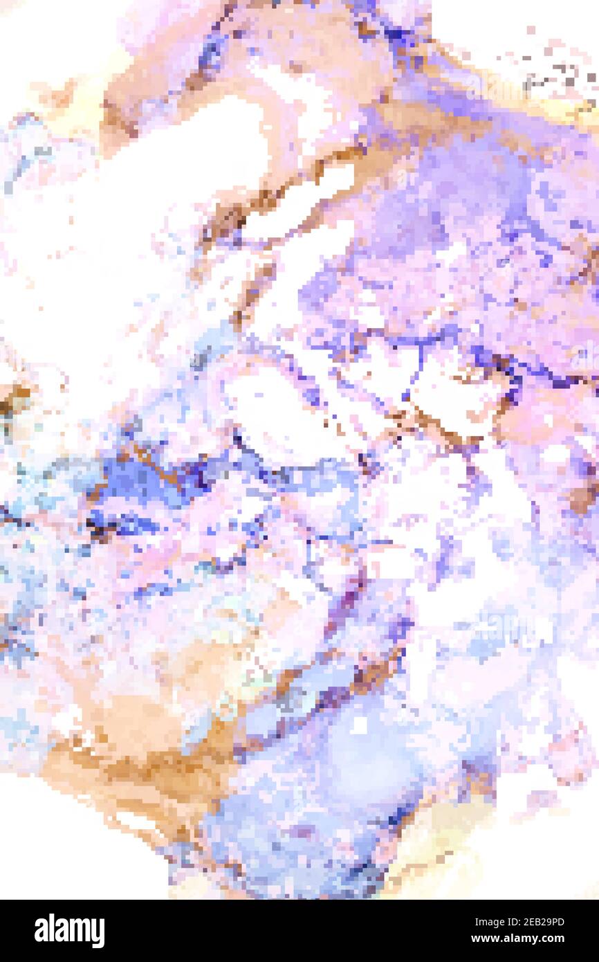 Colorful liquid ink, abstract background on white Stock Vector Image ...
