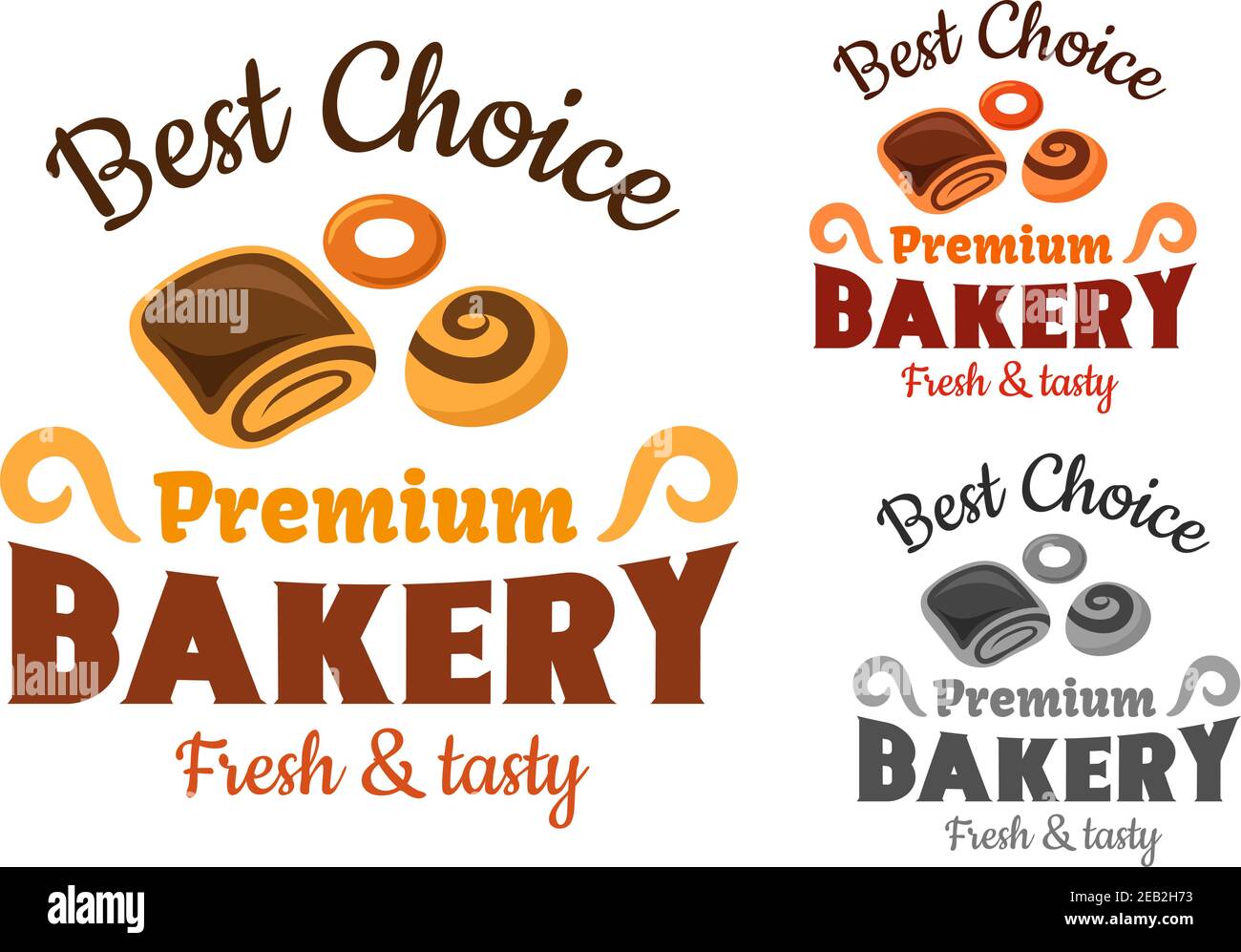 Cinnamon swirl Stock Vector Images - Alamy