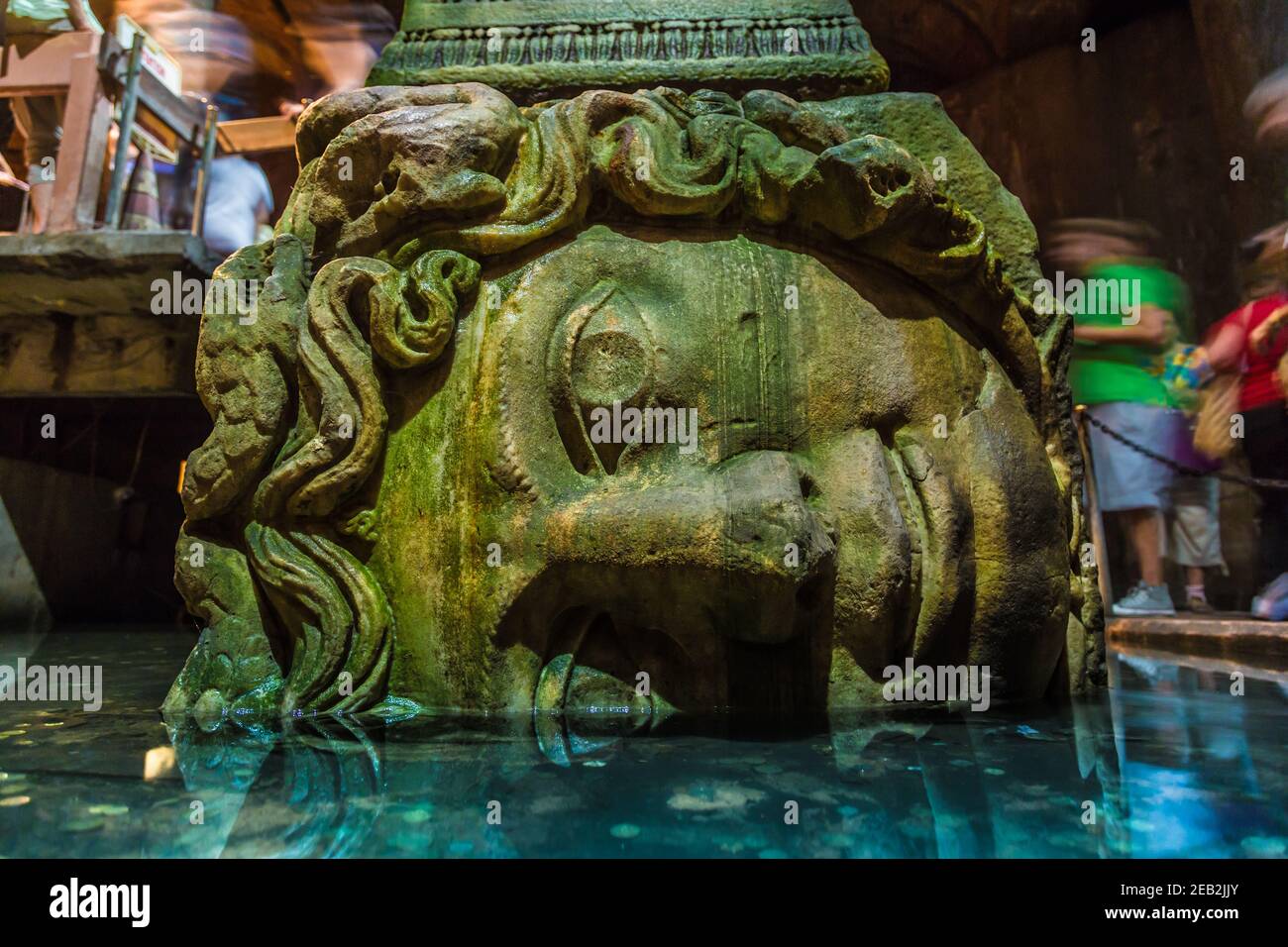 Gorgon Medusa. The Basilica Cistern is the largest of several hundred