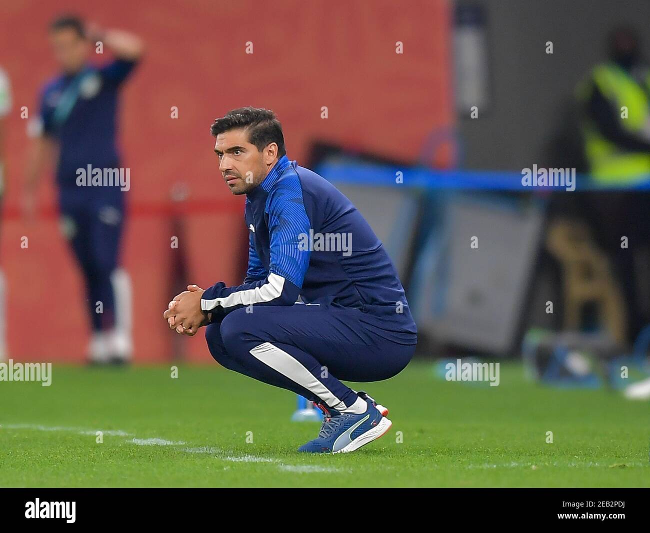 Abel Ferreira head coach of Palmeiras gestures during a match between  News Photo - Getty Images